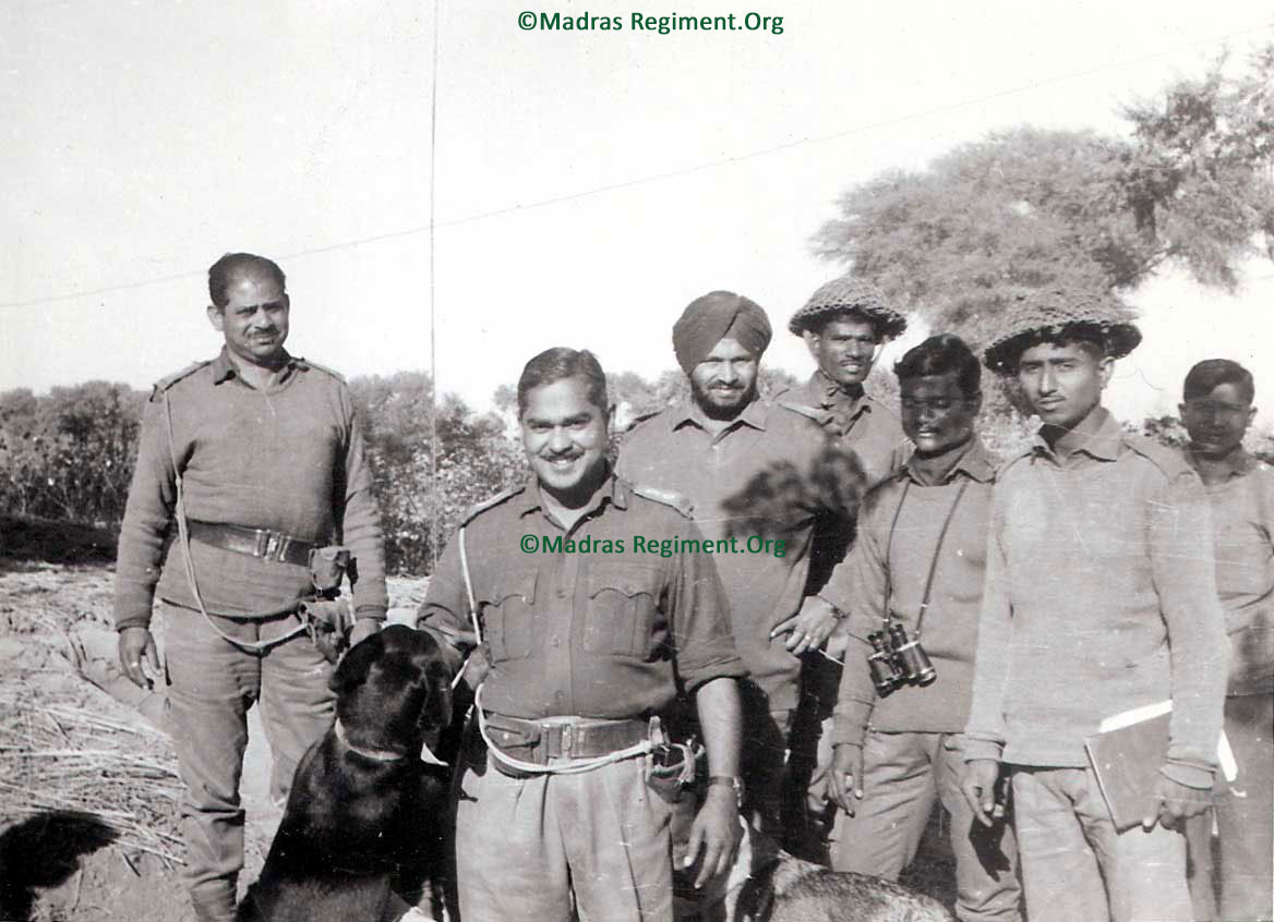 1971 - Khalra Sector - Lt Col J.Kumar, Maj Chaubal, Sep. Manoharan etc